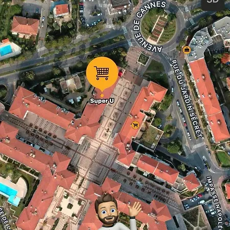 2bed Seaview Swimming Pool On Footparking * Antibes