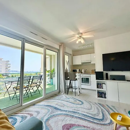 2bed Seaview Swimming Pool On Footparking Antibes